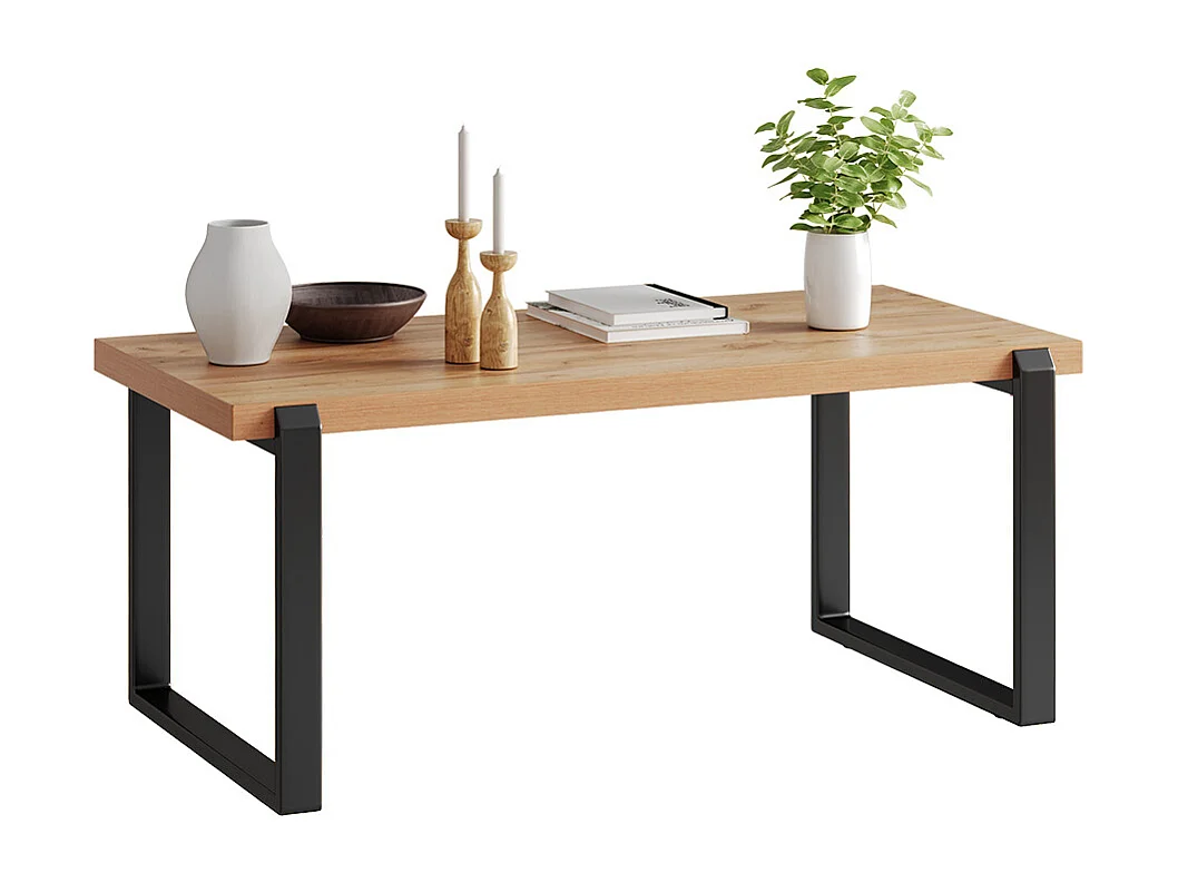 Table basse chêne rustique 110x56x46 halifax