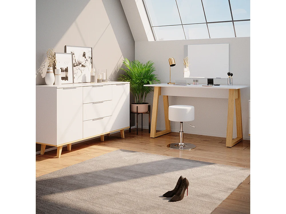 Kommode weiß 40x138x82 nautica