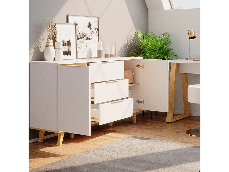 Dressoir wit 40x138x82 nautica