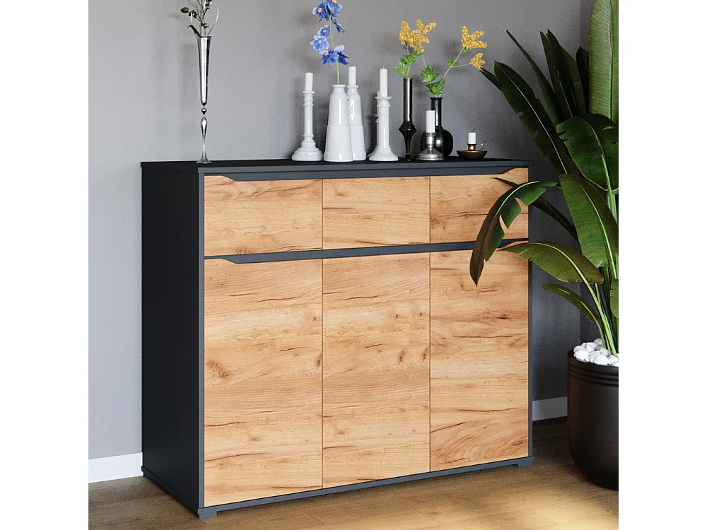 Credenza quercia dorata 48x120x101.6 ruben