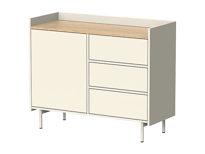 Dressoir crème 100x40x82 velina
