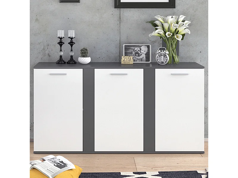 Kredens antracyt 40x155x80 novelli