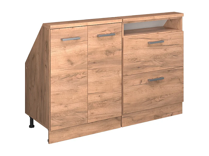 Armário sótão carvalho goldkraft 120x46x81.6 rion