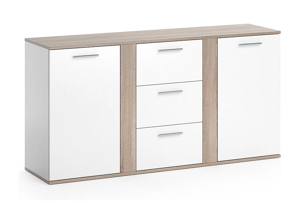 Commode avec tiroirs sonoma 40x155x80 novelli