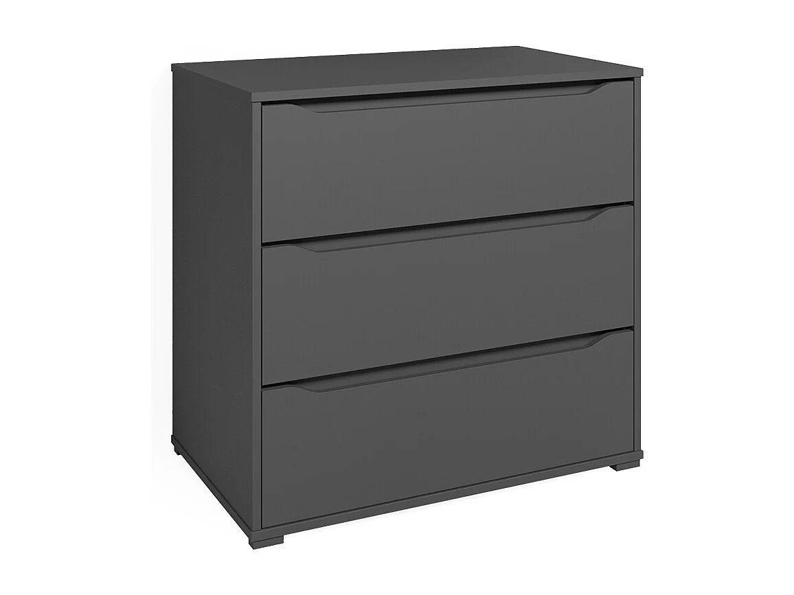 Commode avec tiroirs anthracite 48x80x77.6 ruben