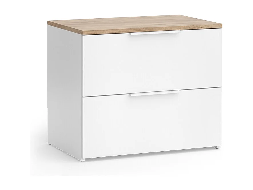 Cassettiera bianco/sonoma 60x40x50 wido