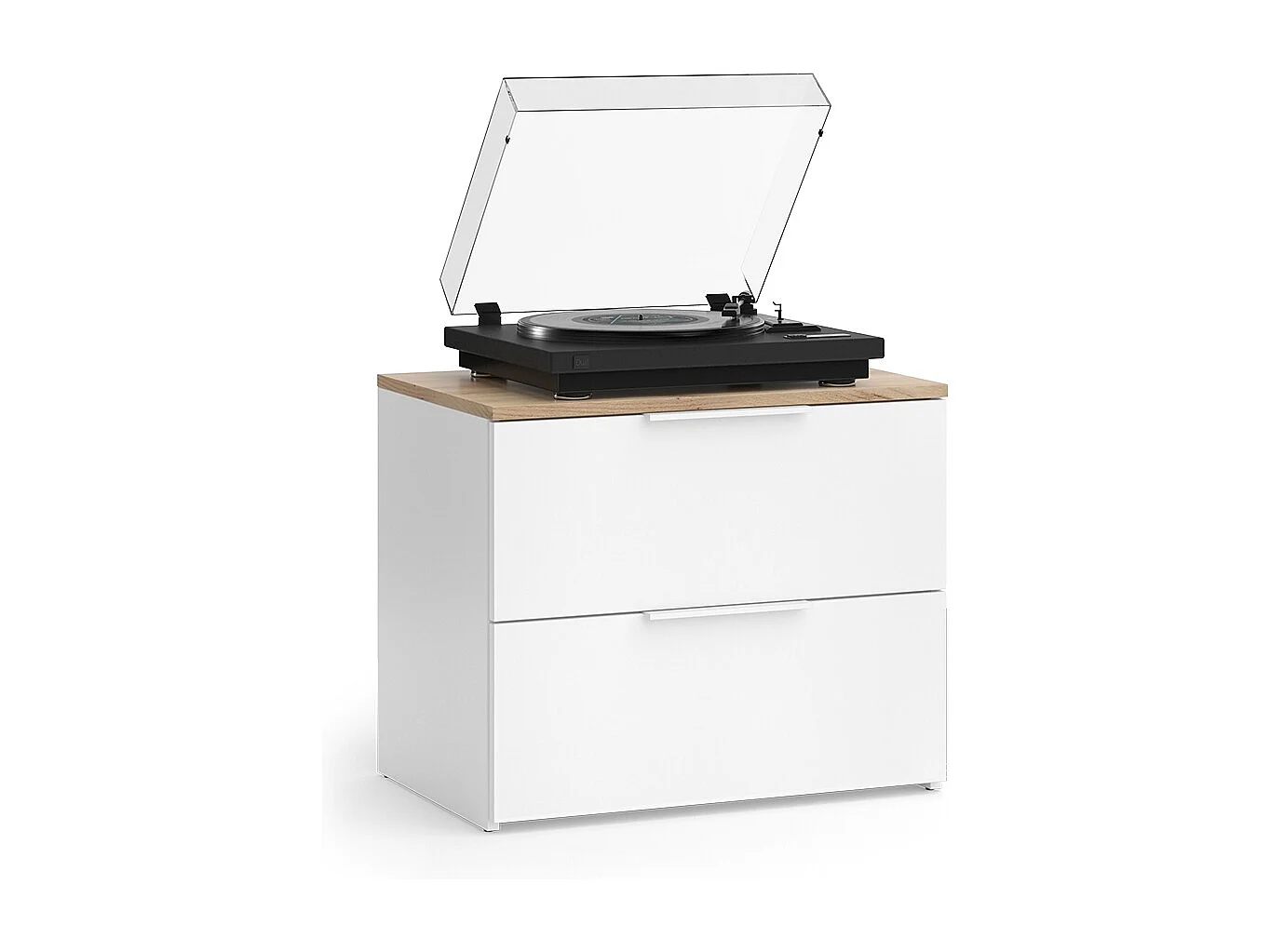 Cassettiera bianco/sonoma 60x40x50 wido