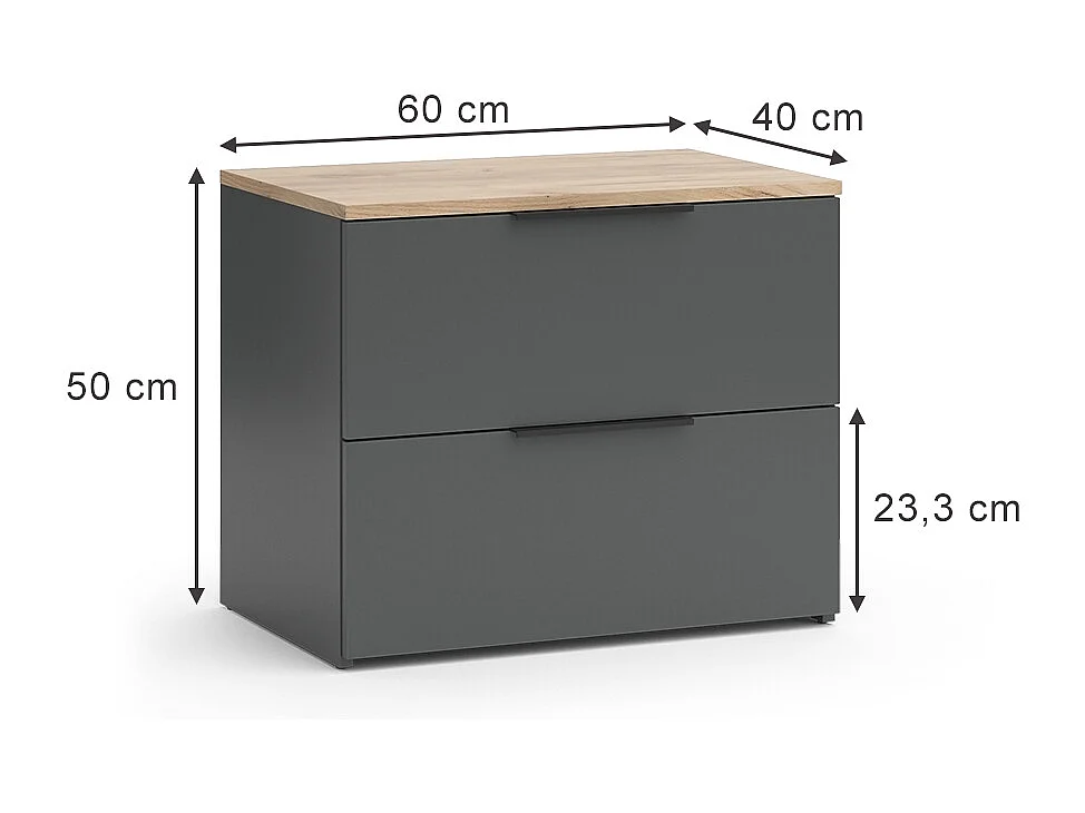 Sideboard anthracite 60x40x50 wido