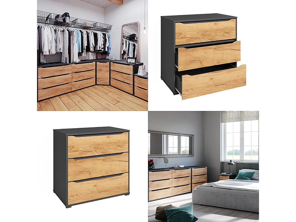 Aparador roble dorado 48x80x77.6 ruben