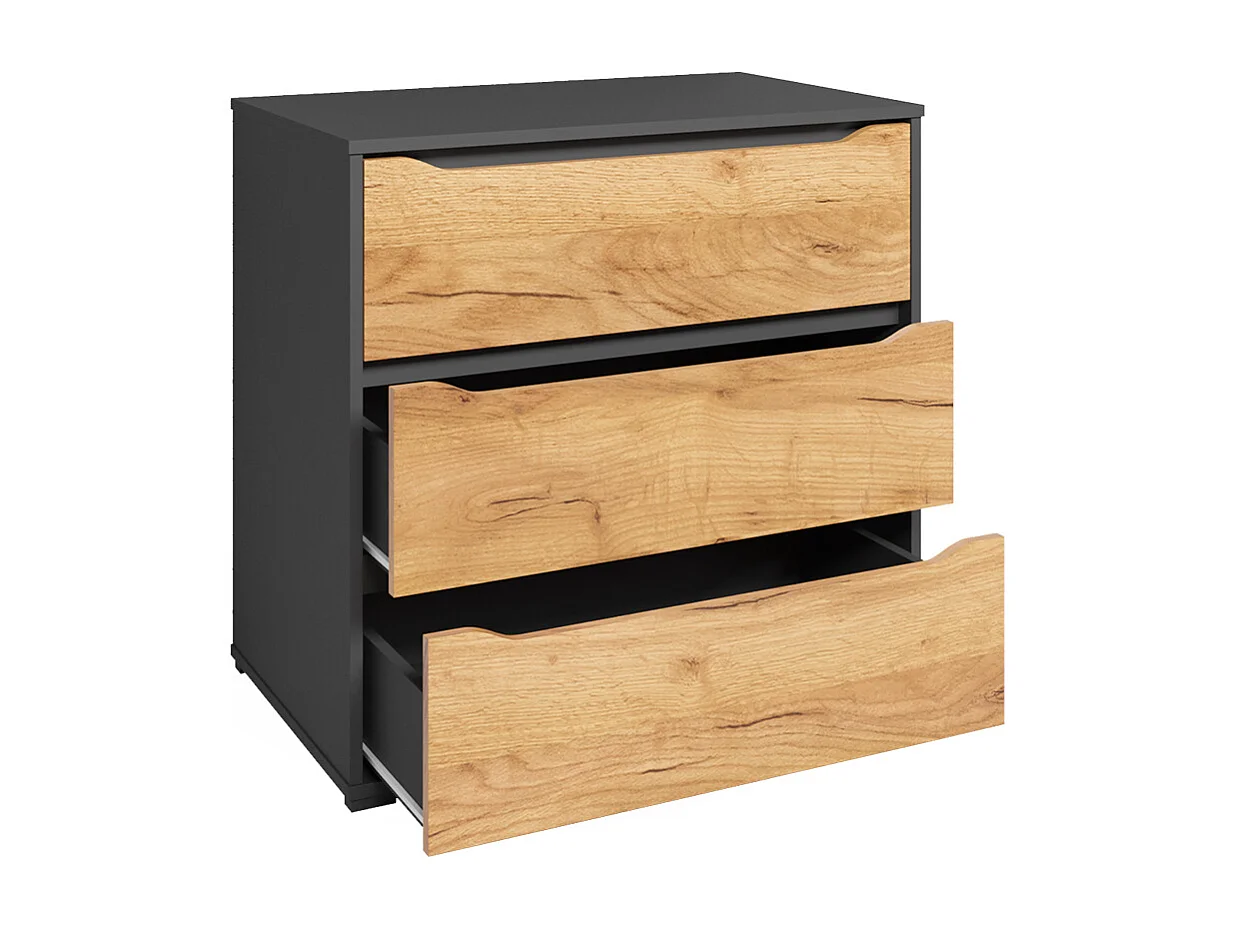 Buffet chêne de force doré 48x80x77.6 ruben