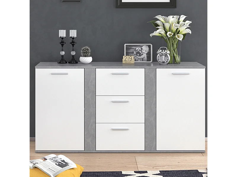 Kommode beton 40x155x80 novelli