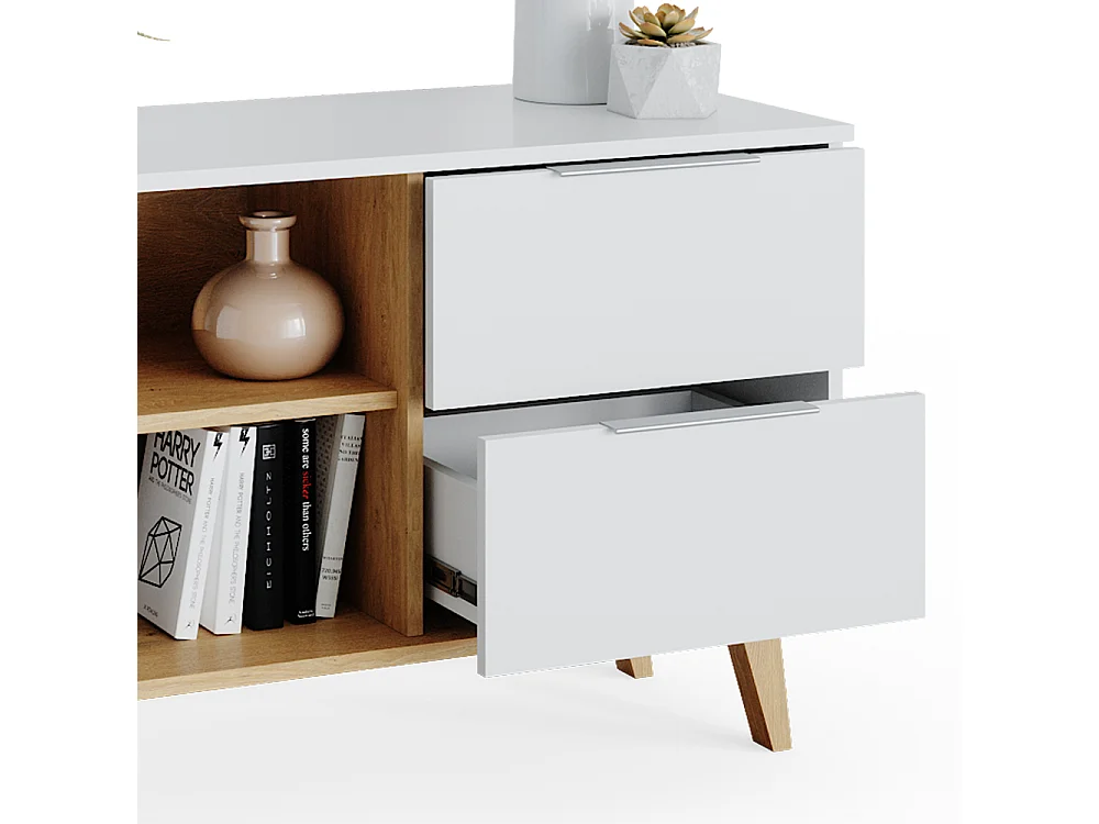 Aparador blanco 40x90x61 nautica