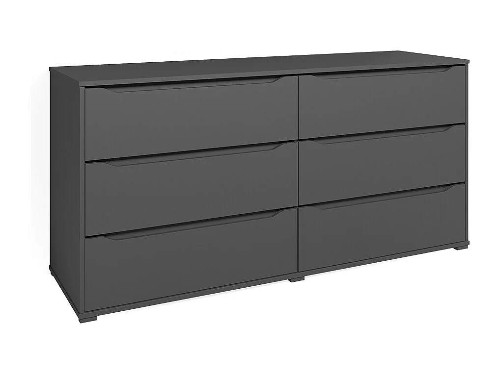Commode avec tiroirs anthracite 48x160x77.6 ruben