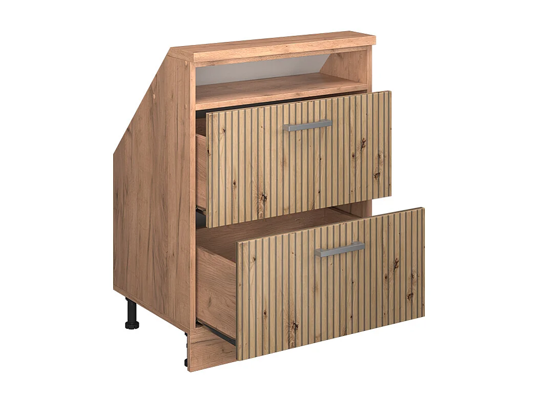 Dachschrägenschrank artisan-eiche/goldkraft eiche 60x46x81.6 rion