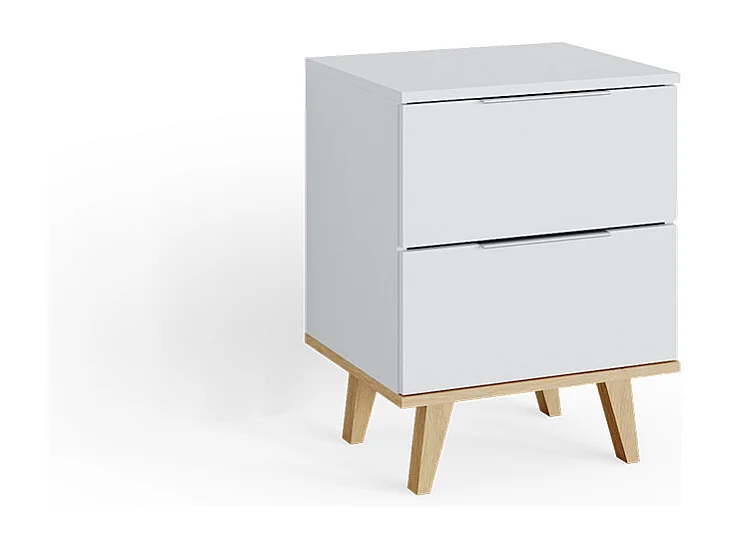 Cassettiera per camera da letto bianco 40x45.9x61 nautica