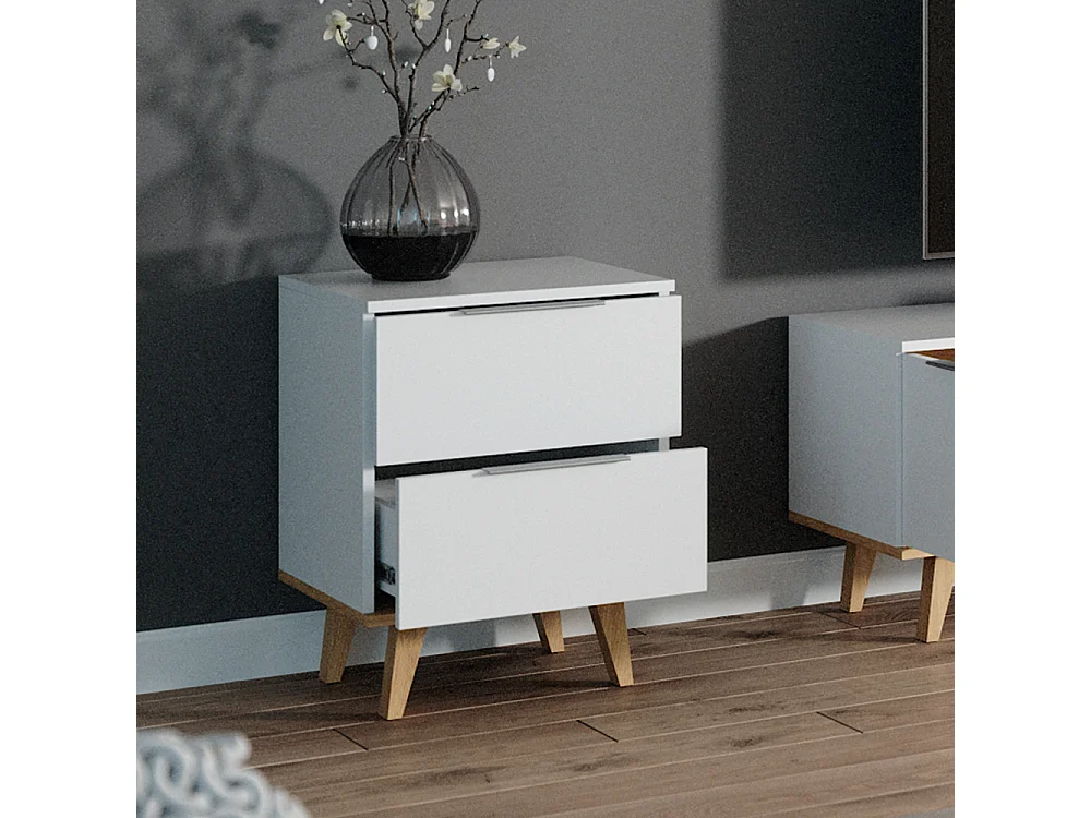 Commode avec tiroirs blanc 40x45.9x61 nautica