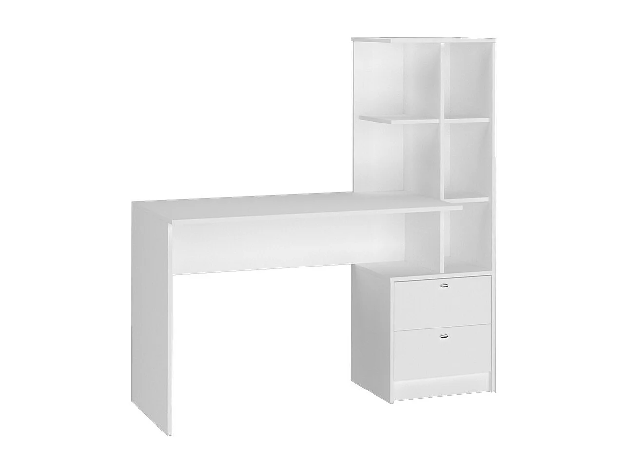 Table à manger blanc 136x55x138 denton