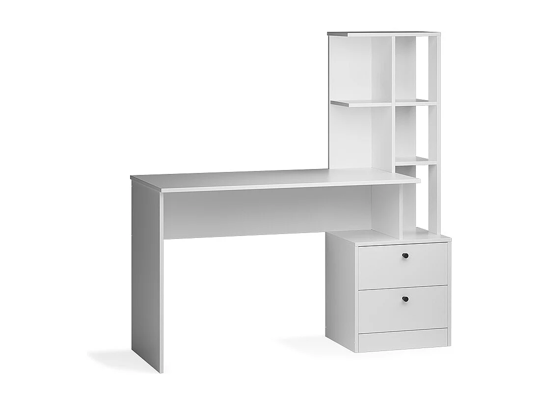 Tavolo da pranzo bianco 136x55x138 denton