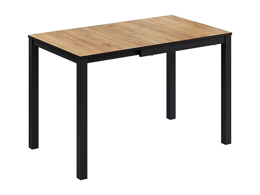 Table de salle à manger chêne/anthracite 120x70x76 granny