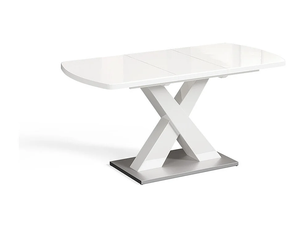 Table de salle à manger blanc 120x80x76 chinto