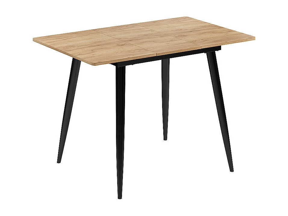 Table de salle à manger chêne noir/force de lor 80x70x75 beaver