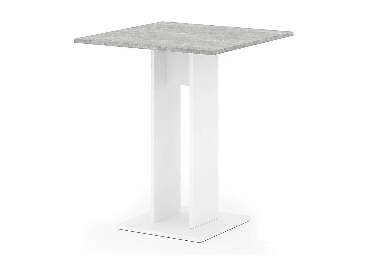 Table de salle à manger béton 65x65x78 repose
