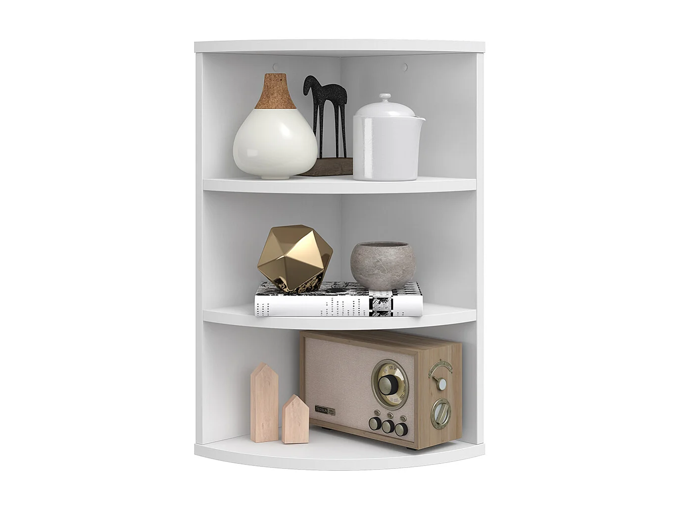 Étagère dangle blanc 30x30x60 ecki