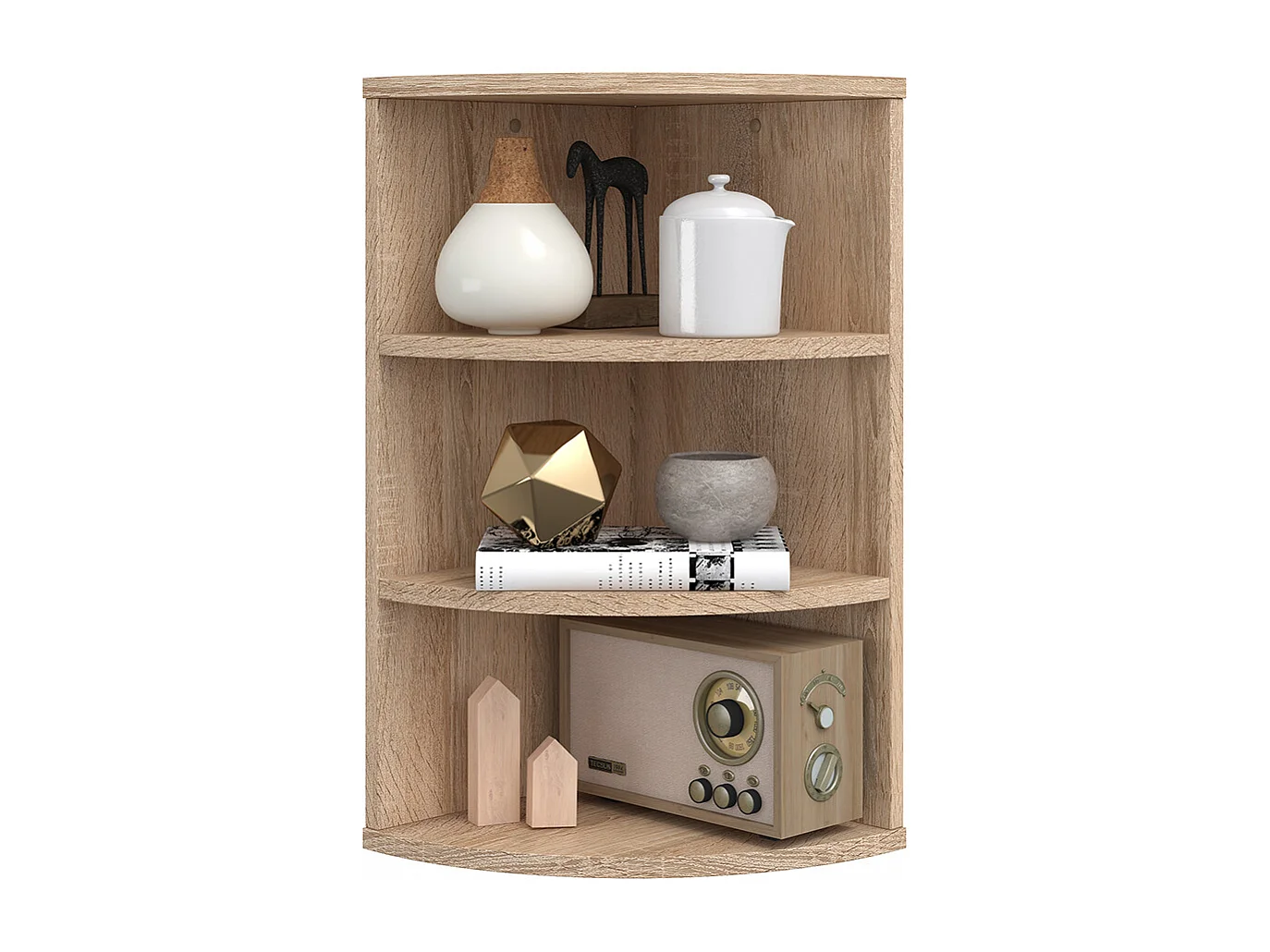 Corner shelf sonoma 30x30x60 ecki
