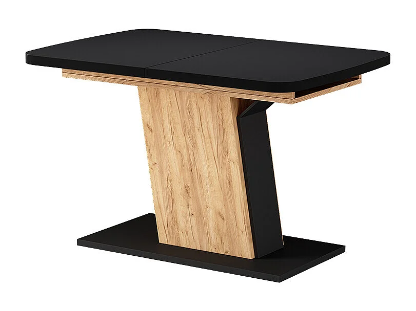 Table de salle à manger chêne noir/force de lor 120x80x77.3 fenaro