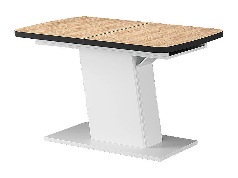 tavolo da pranzo allungabile quercia dorata/bianco 120x80x77.3 fenaro