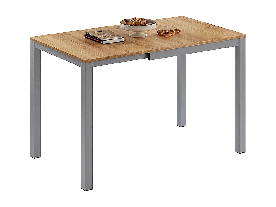 Table de salle à manger chêne/gris 120x70x76 granny
