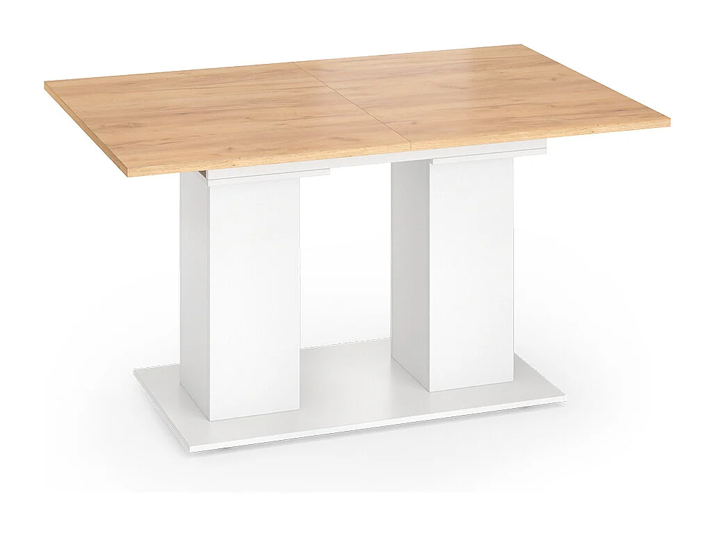Table de salle à manger chêne blanc/force de lor 180x90x76 dix