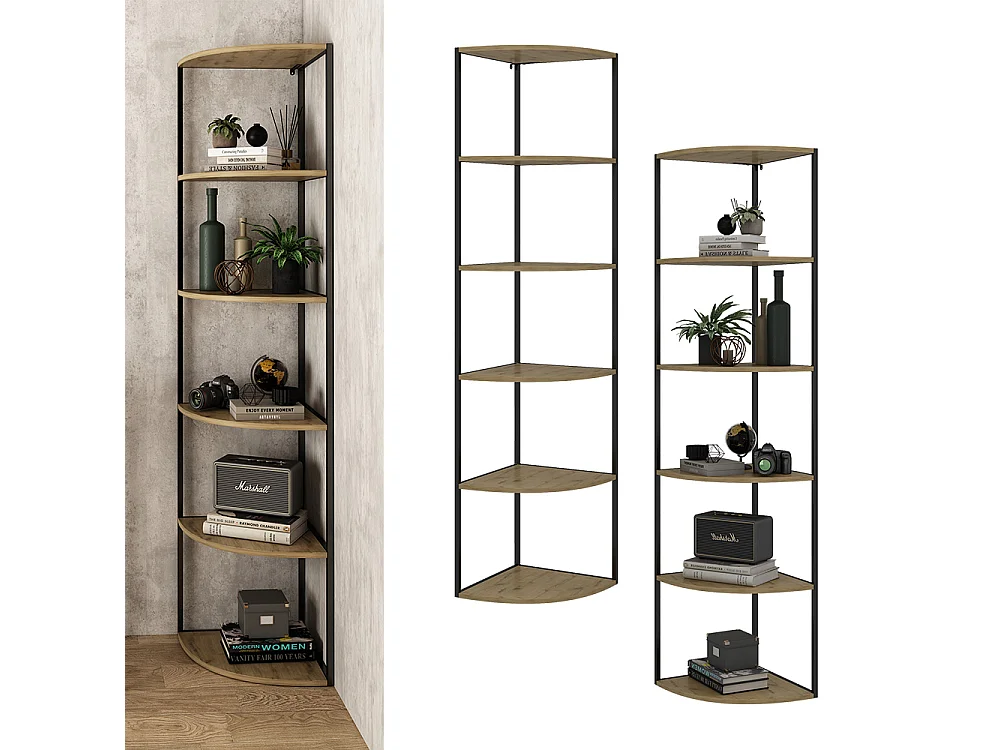 Estante de pared roble 40x40x180 fyrk