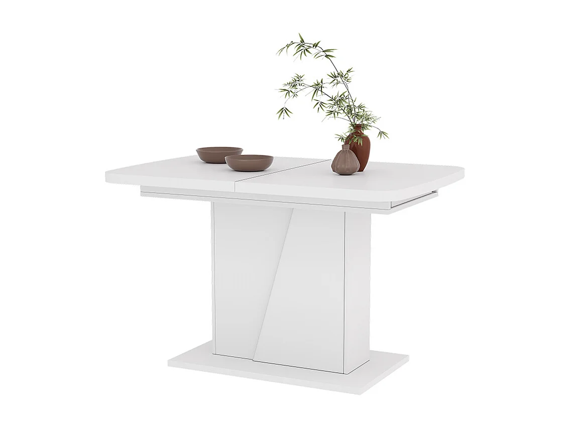 Table de salle à manger blanc 120x80x77.3 fenaro