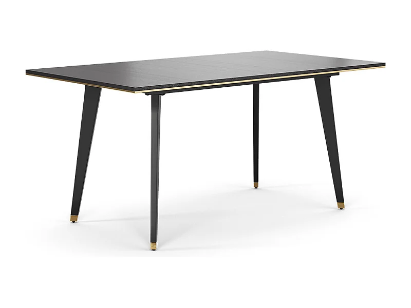 Mesa de comedor negro 200x90x77 goldamo