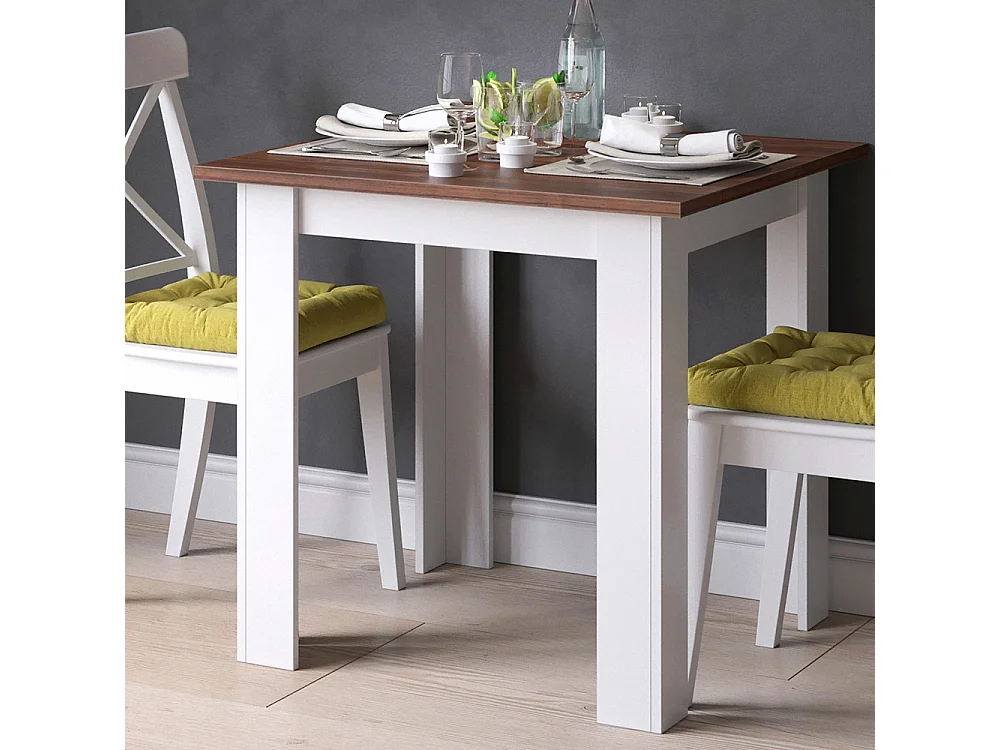 Esstisch nussbaum 80x80x76.6 karlos