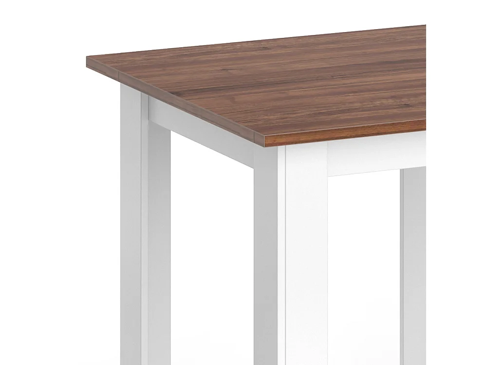 Table de salle à manger noyer 80x80x76.6 karlos