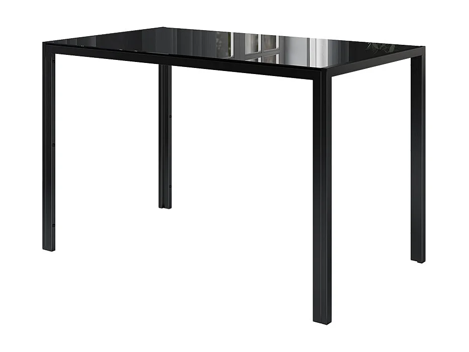 Table à manger noir 120x70x75 grand