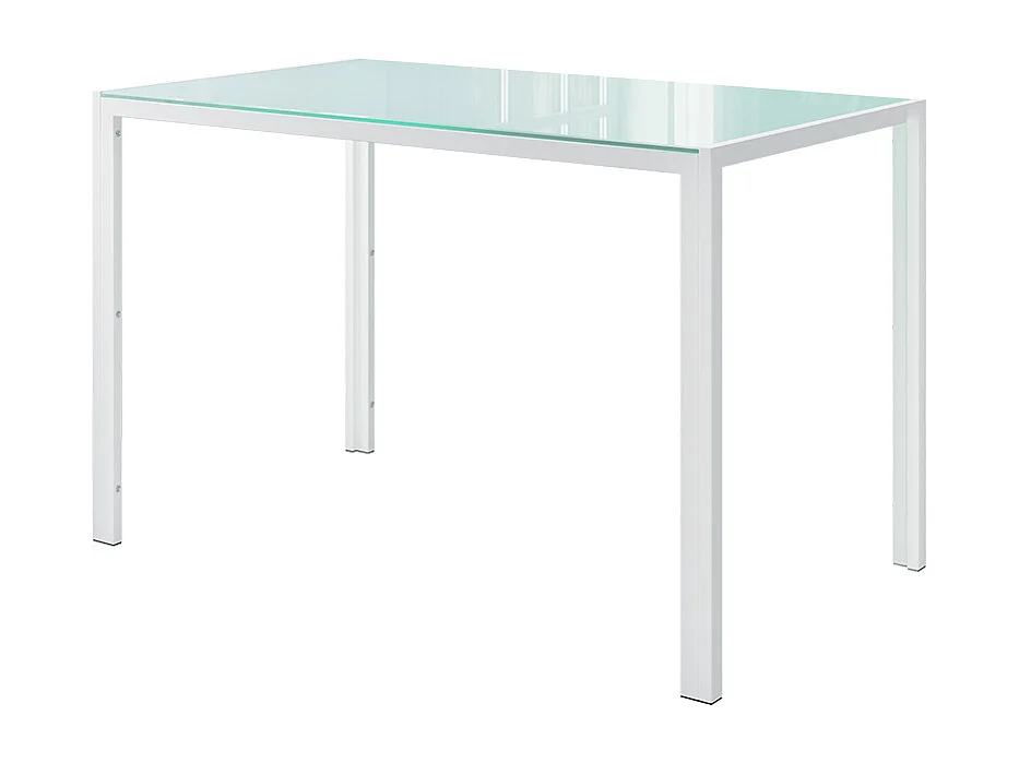 Table de salle à manger blanc 120x70x75 grand