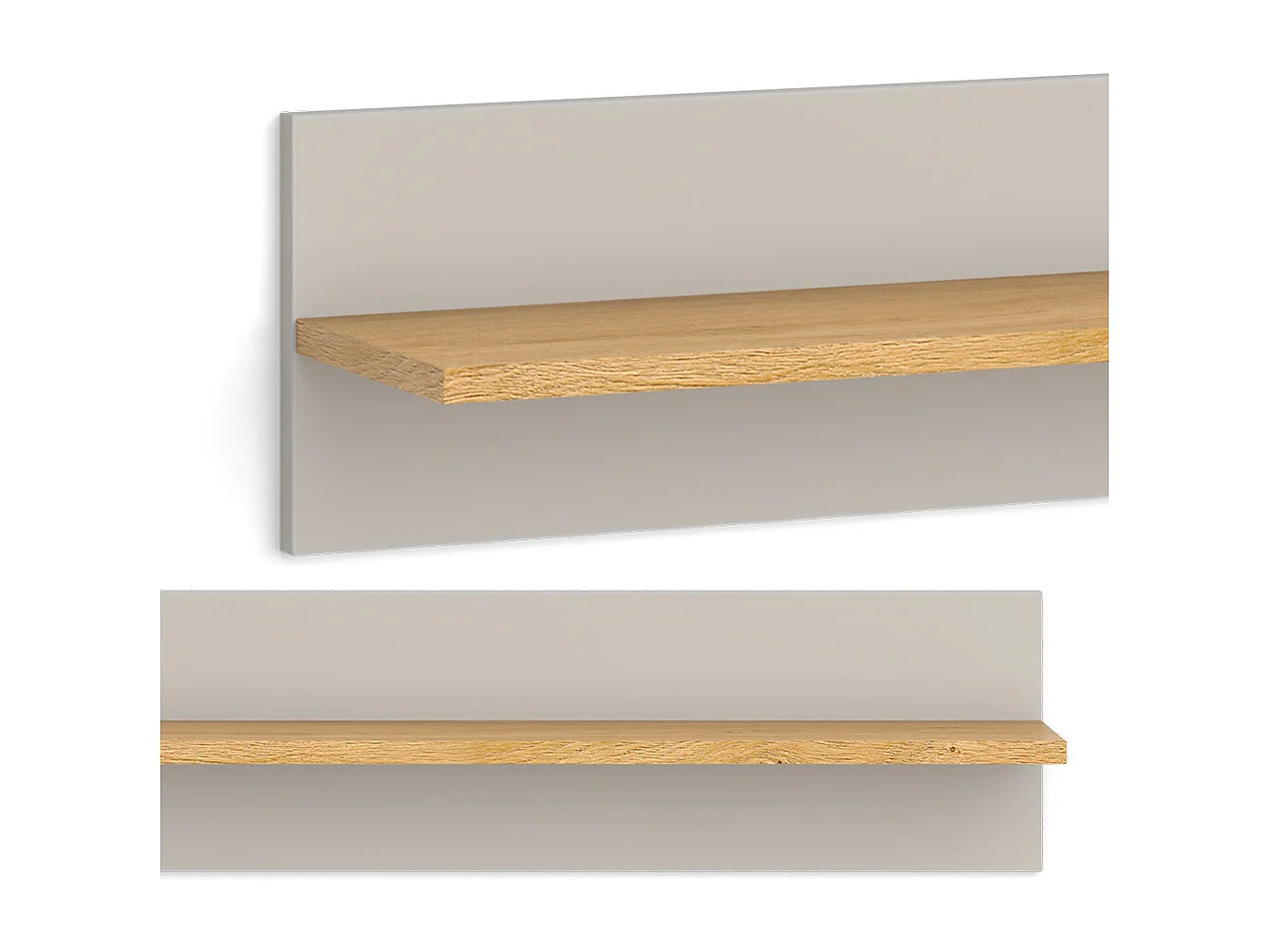 Étagère murale chêne cachemire 70x18.4x20 malia