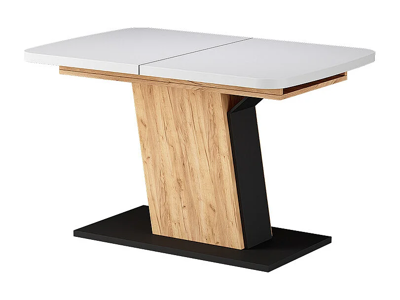 Table de salle à manger chêne blanc/force de lor 120x80x77.3 fenaro