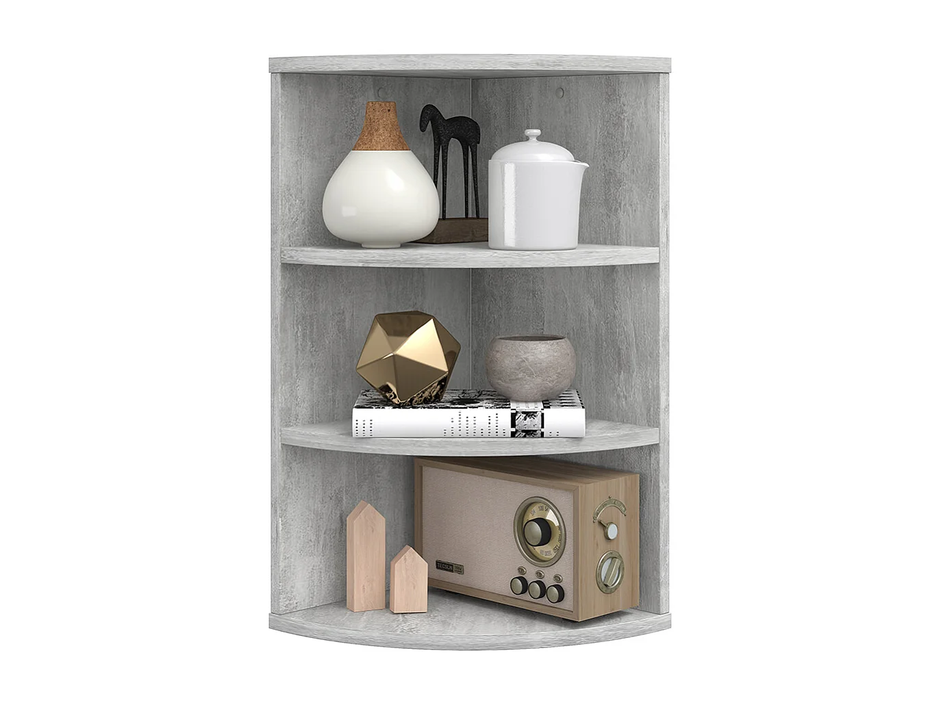 Corner shelf concrete 30x30x60 ecki