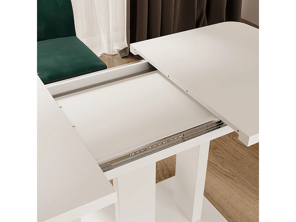 Esstisch weiß 120x80x77.3 fenaro