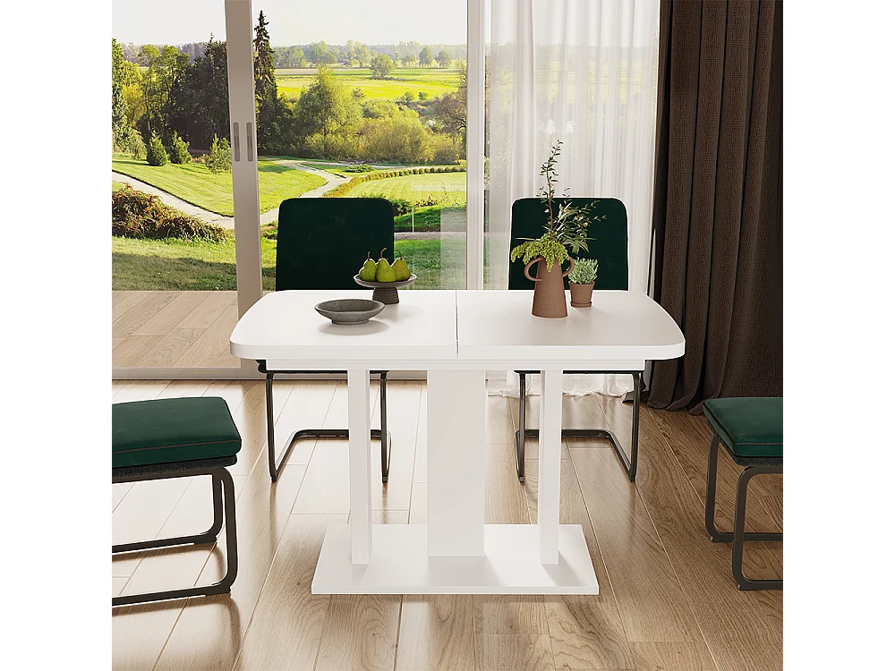 Esstisch weiß 120x80x77.3 fenaro