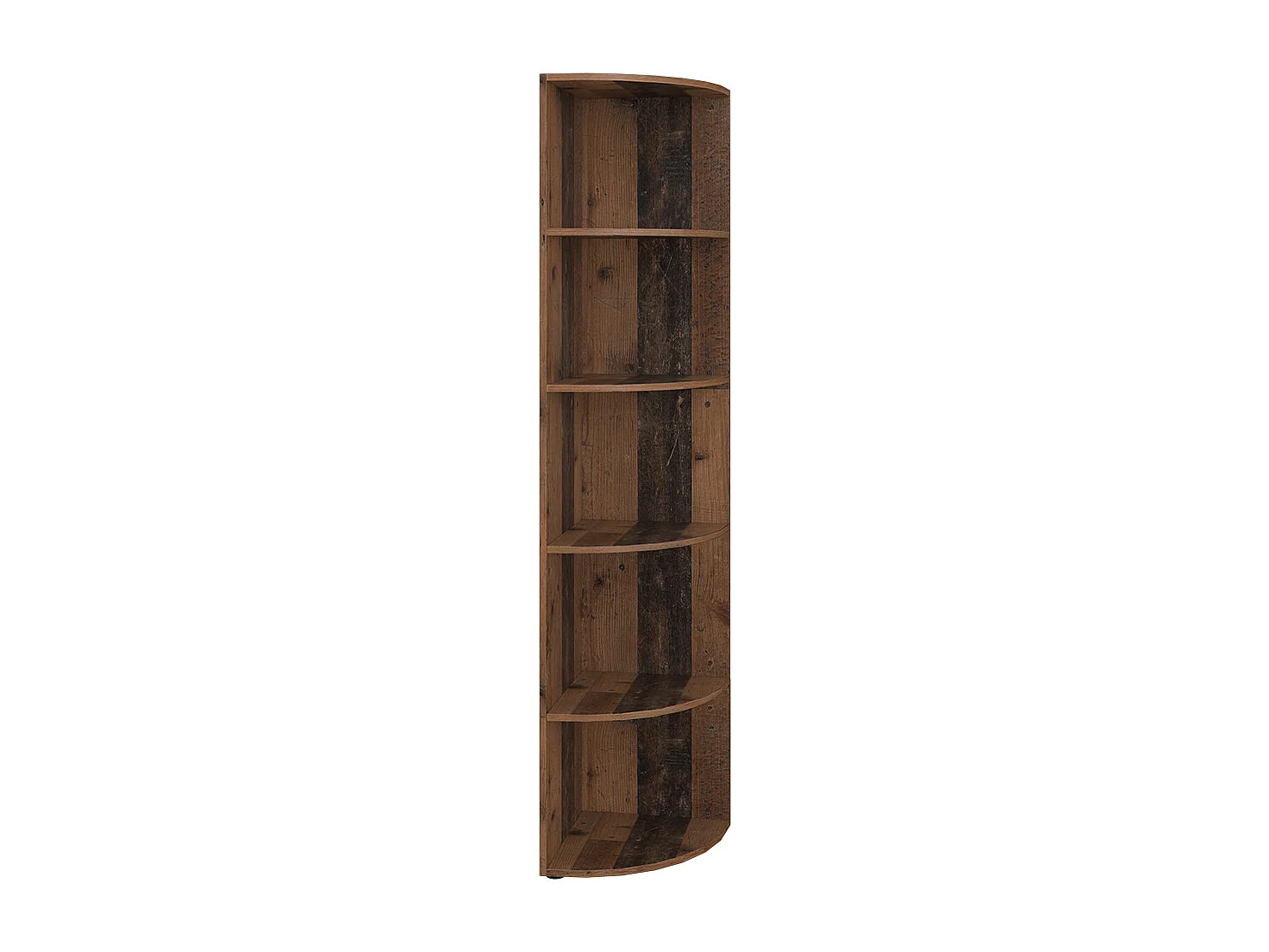 Corner shelf antique wood 40x40x180 ecki