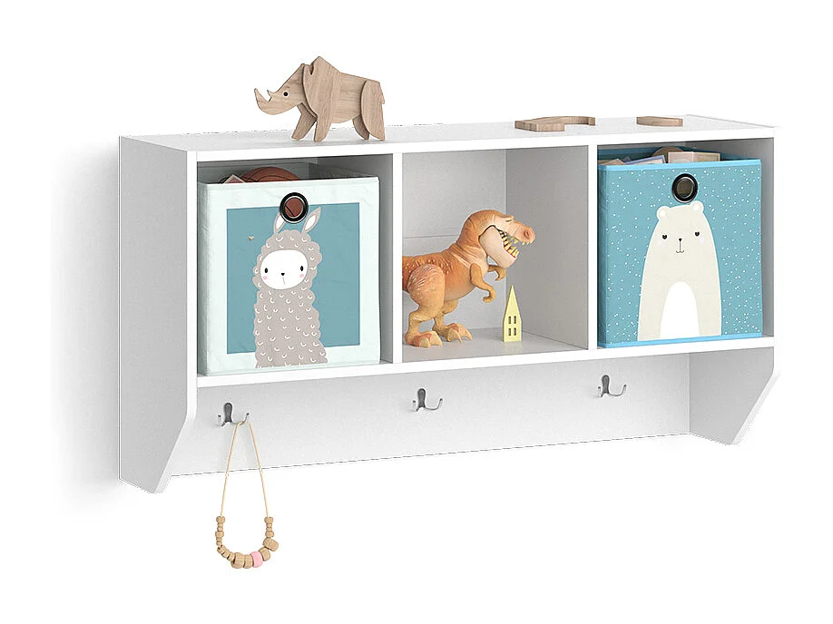 Étagère enfant blanc 31x107.2x56 luigi