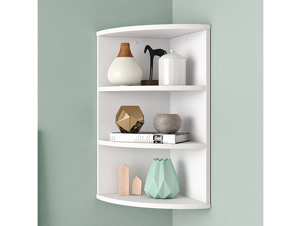 Wall shelf kids room white 30x30x60 ecki