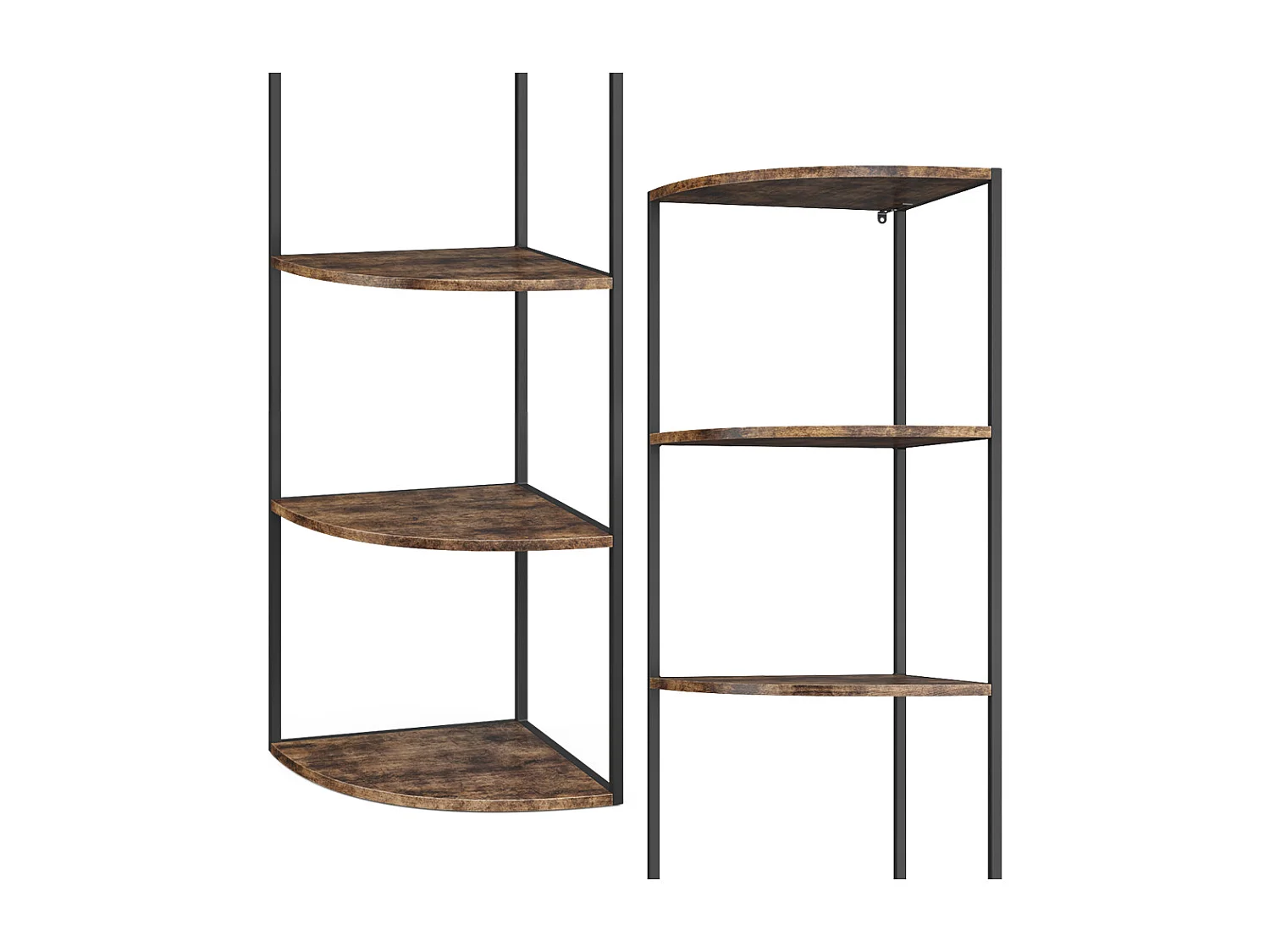 Bibliothèque bois antique 40x40x180 fyrk