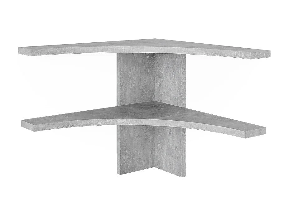 Estante de esquina hormigón 43.5x43.5x37 roman