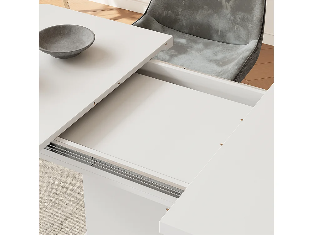 Table de salle à manger blanc 120x80x77.3 fenaro